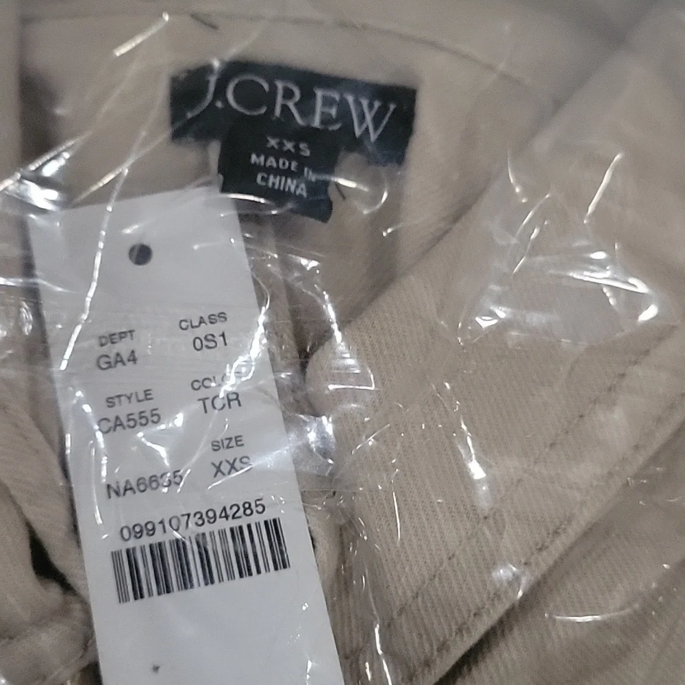 J. Crew Cinched zip-up dress in drapey cotton CA555 NWT Size XXS